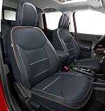Ford Maverick 2022-2026 Custom Car Seat Covers Full Set, Faux Leather Truck Car Seat Covers for XL...