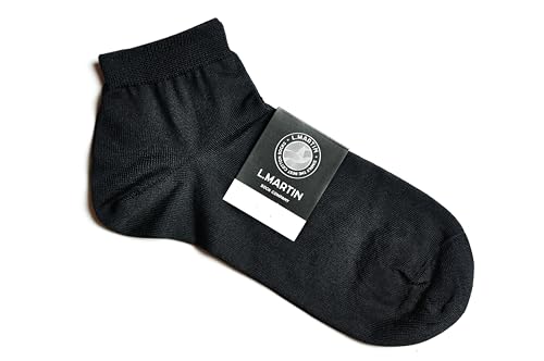 L.Martin 99%-100% Pima Cotton Hiking Running Athletic Ankle Socks for Men Women - Main Image