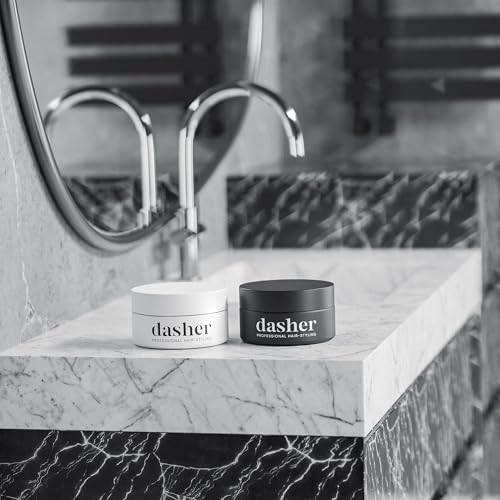 Image of Dasher Texture Clay For Men's Hair (100g), Medium Hold & Matte Finish Puck, Easy To Apply, Flexible Hold & Water-Based, With Vitamin E & Biotin