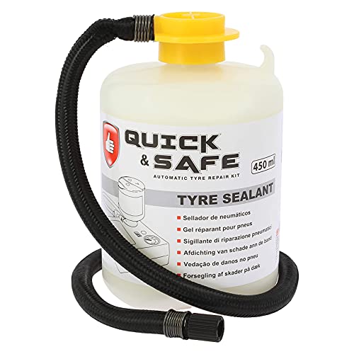 S SUMEX Botella Recambio 450ml para Kit de Reparación de Pinchazos para Coche