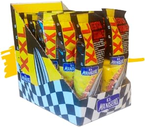 Pipas El Manisero XXL - Caja 12 Bolsas x 90 gramos - Pipas Saladas El Manisero XXL - Pipas de Girasol