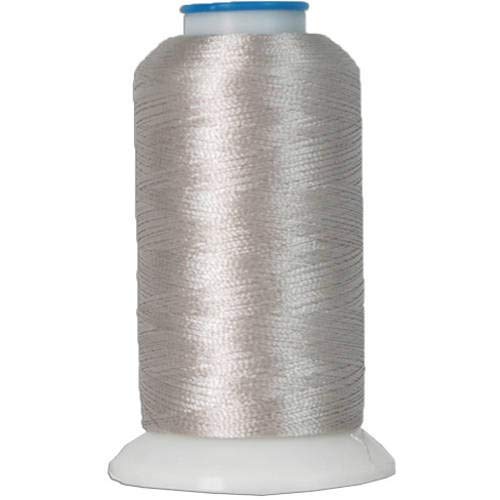 Image of ThreadArt Polyester Machine Embroidery Thread, 1000M 40wt, Silver Grey 414