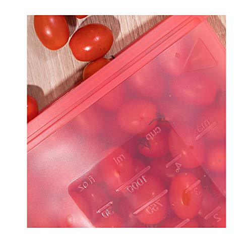 Contenedor de bolsa de almacenamiento de alimentos reutilizable de silicona M 6