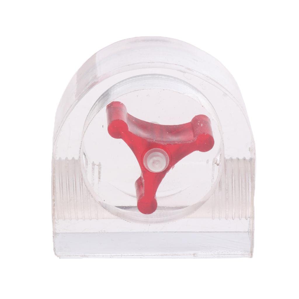 Club Bollywood®Water Cooling Flow Meter Acrylic G1/4 Ed Flow Indicator 2Ways Red|Computers/Tablets & Networking | Computer Components & Parts |• Water Cooling|1X Water Cooling Flow Meter-image-2
