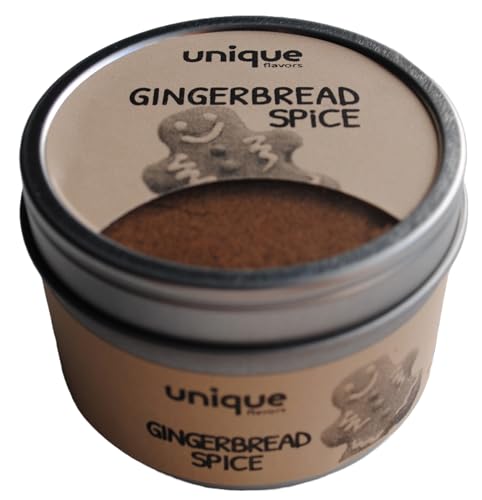 Gingerbread Spice Mix First-Class Holiday Flavor 1.5 Oz Tin Can - Unique Flavors
