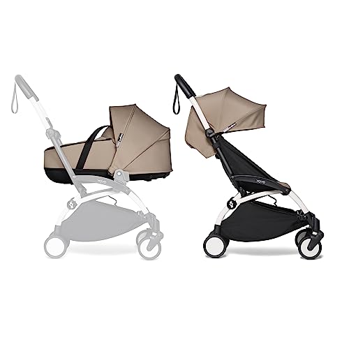 Passeggino Completo BABYZEN YOYO2 - Include YOYO Navicella (Talpa), Telaio (Bianco) & Rivestimento...
