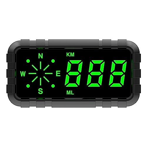 Pantalla Hud del Coche | Velocidad GPS Digital | Velocidad Stat Coche Alimentado por USB, diseño Soporte Giratorio, medición Velocidad por satélite GPS para automóv, Coche, Pacienjo