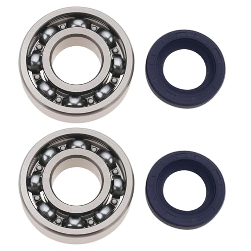 VGOL Juego de 2 Cojinetes de Cigüeñal Y Sellos de Eje de Motosierra Compatible con Stihl MS271 MS291 MS270 MS280 MS311 Reconstrucción Del Sello Del Cojinete Principal
