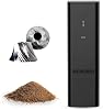 Molino de café eléctrico portátil A2 negro, inalámbrico con muelas | Recargable por USB, taza magnética para café molido, para viajes y preparación en casa 2