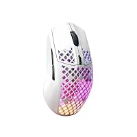 SteelSeries Aerox 3 Wireless - Mouse da gioco RGB traforato - Design ultraleggero e resistente...