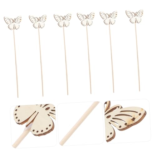 10 piezas palitos difusores de madera mariposa para aromaterapia miniatura 5