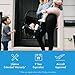 Clek Liing Infant Car Seat with Adjustable Load Leg, Compact, Lightweight Design, 7 Recline Positions, Easy-to-Use Rigid Latch, and Flame Retardant-Free (Railroad Ziip)