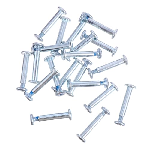Gogogmee Bearings Screws for Inline Skates 20pcs Skate Screw Set Stainless Steel for