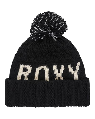 Bonnet Tonic Roxy noir taille unique à maille souple et confortable - 4