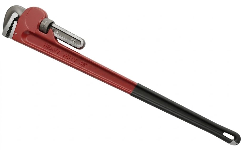 Chiave Giratubi 48" - 1200 mm Modello Americano/Stillson CR-V Gira Tubo e Raccordi Idraulici per Impieghi Pesanti