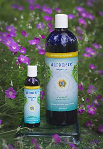 Auromere Ayurvedic Massage Oil - Vegan, Cruelty Free, Natural, Non GMO, with Cold-Pressed Sesame Oil Infused with 25 Herbal Extracts (4 fl oz), 1 Pack - Image 5