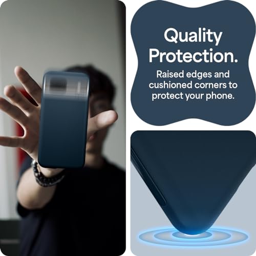 Image of Spigen Cyrill UltraColor | Google Pixel 8a Case | Blue Pixel 8a Back Cover | TPU+Poly Carbonate - Deep Sea