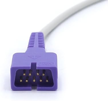 Sino-K Compatible Nollcorr Disposable Oximax Spo2 Sensor Probe MAX-N 9 Pins Neonate/Adult 12 Pack FDA/CE Approved