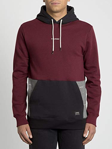 Volcom Forzee Pullover Hoody in Cabernet - Medium