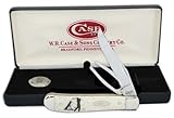 CASE XX WR Pocket Knife Natural Smooth Bone Mini Trapper W/Golf Tool Item #6022 - (6207G SS) - Length Closed: 3 1/2 Inches