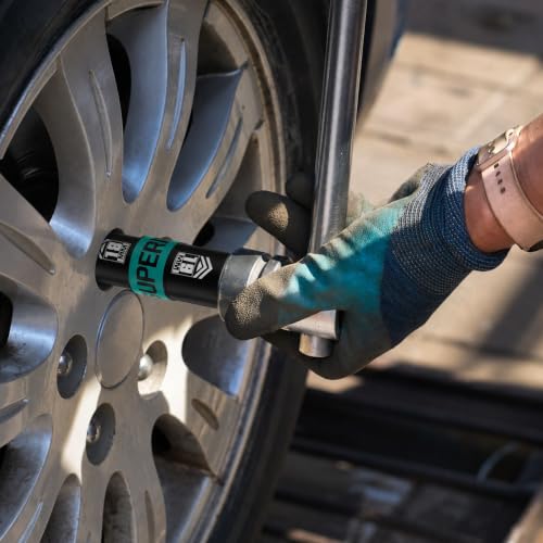 Image of 1 /2 inch Drive Lug Nut Socket Set, 16-24 mm Flip Socket Set, 5 Pcs Thin Wall Nut Sockets with 3 inch Extension Bar, Remove Bloated Warped, Damaged Lug Nuts