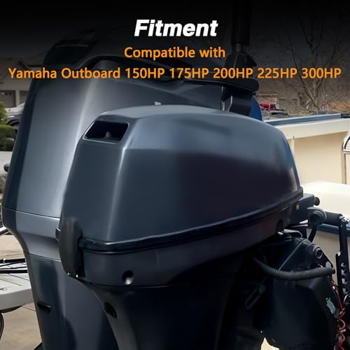 Image of 2PCS Outboard Joint Assembly Flush Hose Adapter Compatible with Yamaha Outboard 150HP 175HP 200HP 225HP 300HP Replace#: 6R3-12580-00-00