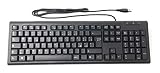 Solidtek Bilingual Italian English Black USB Wired Computer Keyboard