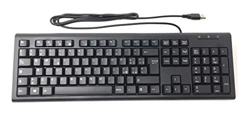 Solidtek Bilingual Italian English Black Usb Wired Computer Keyboard #TOP10