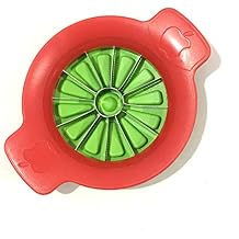 قاطعة Apple Slicer و Corer قطاعة قطاعة قطاعة مقسم Wedger فولاذ مقاوم للصدأ من Apple Slicer مع 12 Sharp Serrated Blade Ergonomic Grip Handle و Plastic Base 12-Slice   