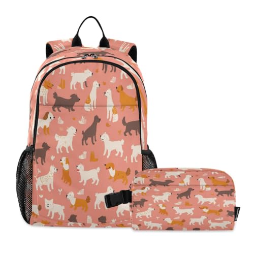 Sac d'école léger durable et grand sac à lunch pour enfants