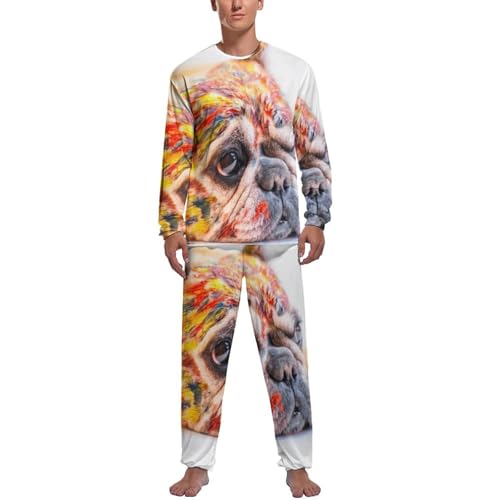 Ensemble pyjama homme carlin, le cadeau idéal en vêtements de nuit manches longues