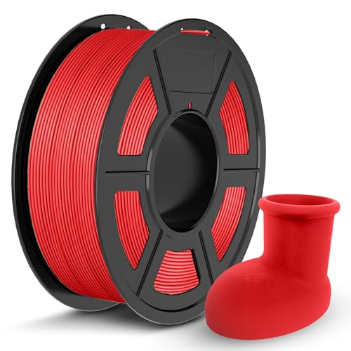 Image of JAYO PLA 3D Printer Filament Red, PLA Filament 1.75mm, 1.1KG Spool, Dimensional Accuracy + /- 0.02mm, Fit Most FDM Printer