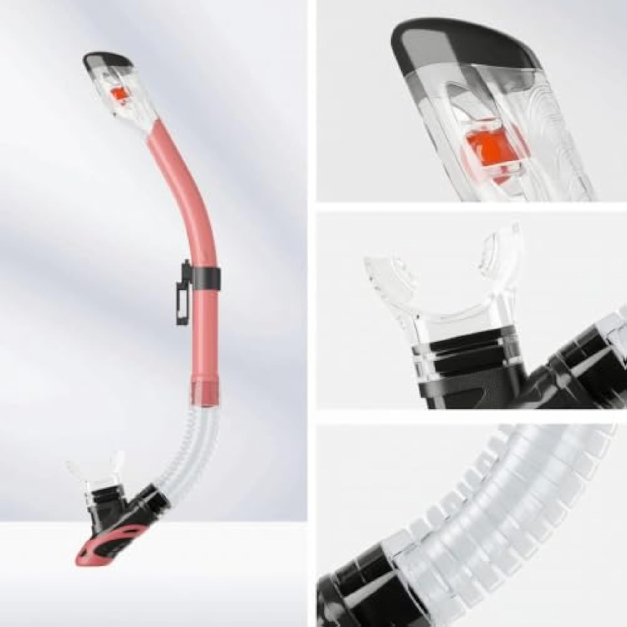 Comfortable Dry Snorkel with Valve