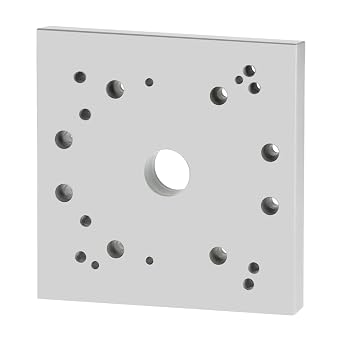 8020 Aluminum Robot Universal Robotic Cobot Mounting Plate 8" x 8" x 0.75" Thick 80/20, 40003-CP