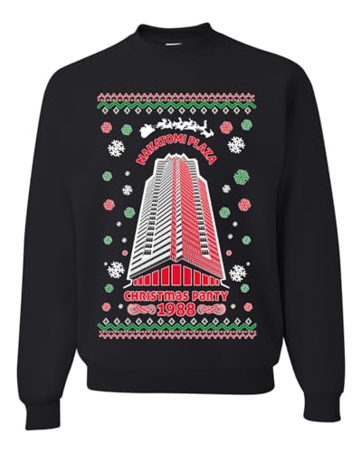 Wild Bobby Nakatomi Plaza Christmas Party 1988 Ugly Christmas Sweater