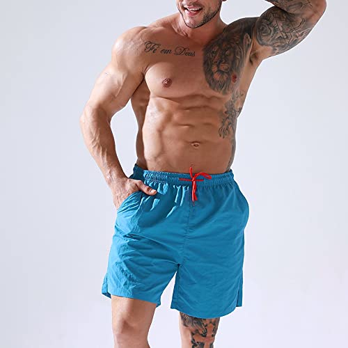 Men's Swim Trunks Quick Dry Beach Shorts with Pockets3