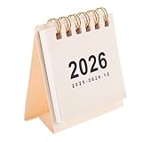 Simplicité élégante : le mini calendrier de bureau 2026 présente un design minimaliste qui s'intègre à les environnements, des bureaux professionnels aux espaces domestiques confortables