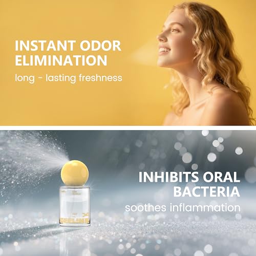 CEELIKE Oral Spray & Nasal Inhaler Combo - 2 Pack Orange-Flavored Oral Spray + Orange-Lemon Nasal Inhaler | Long-Lasting Fresh Breath & Instant Energy Boost for Daily Use