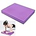 Pssopp Balance Training Foam Pad, High Resilience TPE Fitness Yoga Balance Mat for All Shapes and Sizes 40 X 33 X 5cm (Dark Rattan Purple)