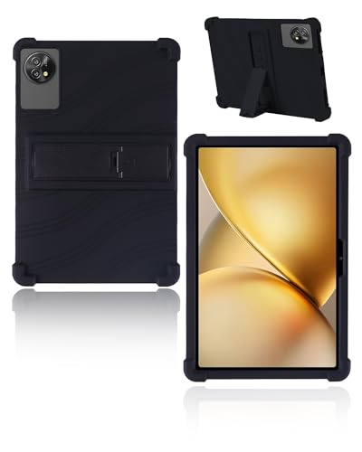 Étui silicone Blackview ZENO 10 support ajustable protection antichoc noir