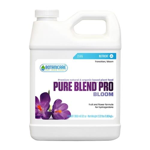 Botanicare Pure Blend Pro Bloom Formula 2-3- 5 Botanicare Pure Blend Pro Bloom 1 Quart (930ML/32oz)