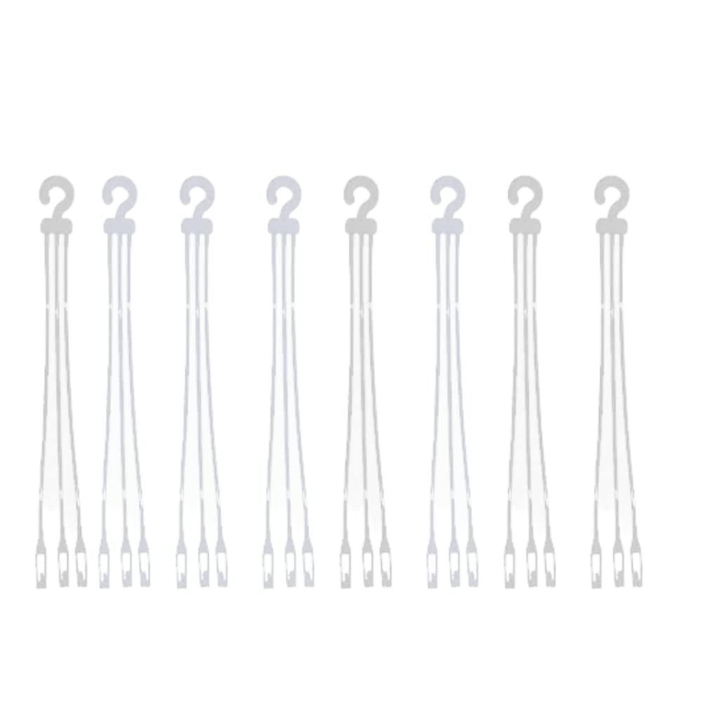 KUMUDAM Plastic Hangers for Hanging Basket/Pot | Hangers for Hanging Pots | Planter Holder | Plastic Hanging Basket Hooks | Flower Pot Hangers for Outdoor and Indoor | (5, White) (B0DDCWBBHG) Amazon Price History, Amazon Price Tracker