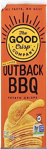 The Good Crisp Company Outback Bbq Potato Crisps, 5.6 Oz #TOP14