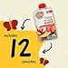 Earth's Best Organic Baby Food Pouches, Stage 2 Fruit Puree for Babies 6 Months and Older, Organic Peach and Mango Puree, 4 oz Resealable Pouch (Pack of 12)
