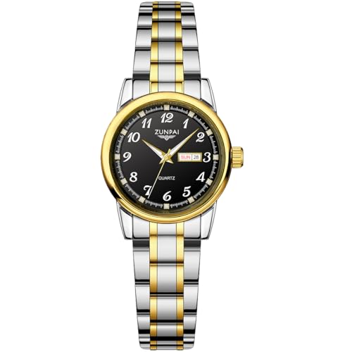 ZUNPAI ���f�B�[�X�h���X�E�H�b�` �h�� ����X�e�����X�X�`�[�� ���O�W���A���[ �N���V�b�N ���[�W�t�F�C�X ������ �ǂ݂₷�� �A���r�A���� �A�i���O �N�H�[�c�E�H�b�` �����p, �u���b�N��S�[���h, �J�W���A���B