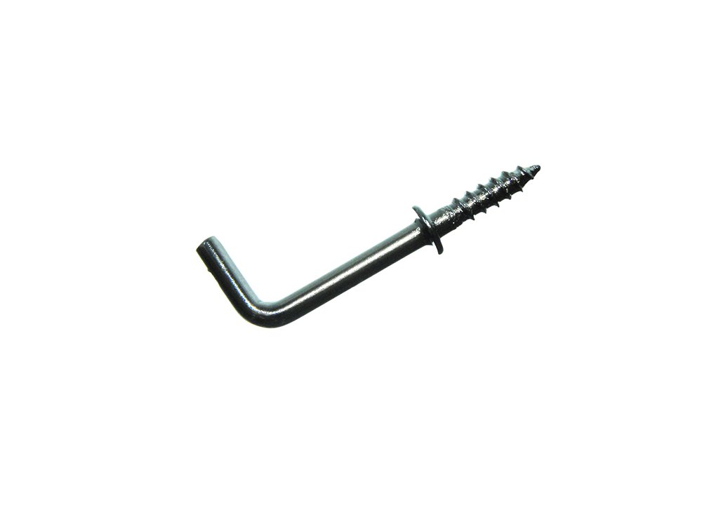 Onestopdiy.com Silver 250 X Chrome Plated Steel Dresser Dress Screw-In Hooks (19Mm)