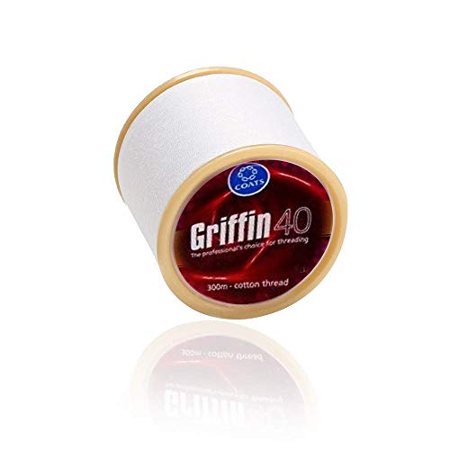 2 Spools X 300m Griffin 40 TKT Cotton Eyebrow Thread Facial Hair Removal