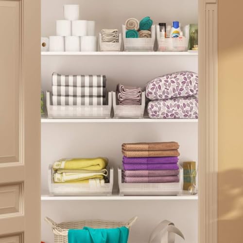 Akro-Mils 30250 AkroBins Plastic Storage Bins, Space-Saving Stackable Bins for Garage, Pantry, Craft Organization, 15" x 16" x 7", Clear, 6-Pack by Akro-Mils - Image 2