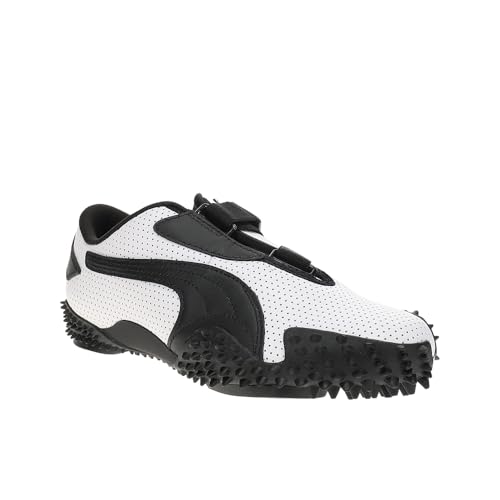 PUMA Womens Mostro Perforated Lace Up Sneakers Shoes Casual - Black, White - Size 7 M - image 2