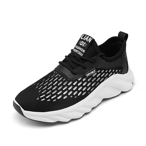 Mens Breathable Supportive Orthopedic Walking Shoes for Exercise, Basketball and Tennis, Comfortable Slip on Sneakers for Plantar Fasciitis (Cream Color,9.5)